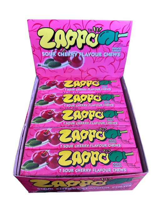 Sour Cherry Zappo chews
