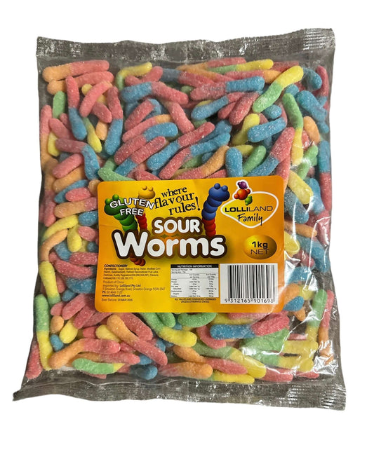 Lolliland Sour Worms 1kg