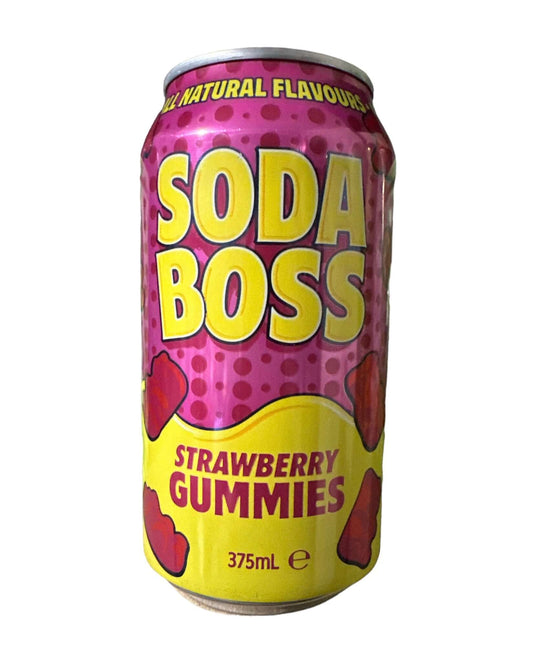 Soda Boss Strawberry Gummies BB 6/4/24