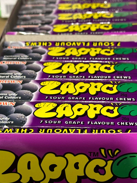 Sour Grape Zappo Chews