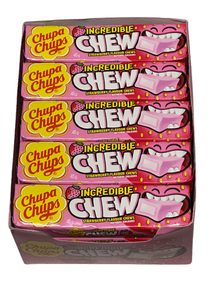 Strawberry Chupa Chups Incredible Chew