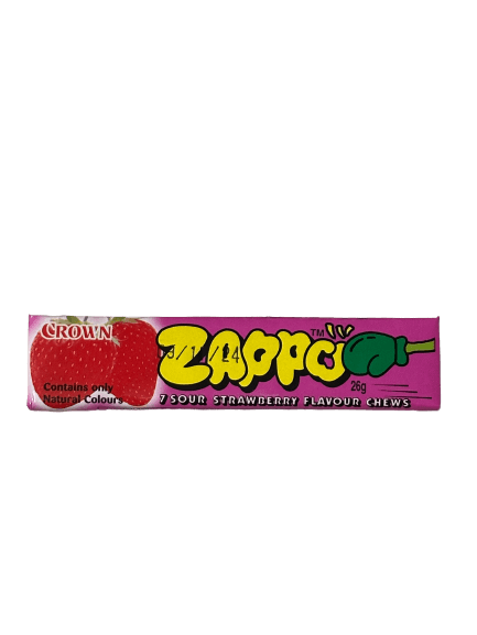 Sour Strawberry Zaappo chews