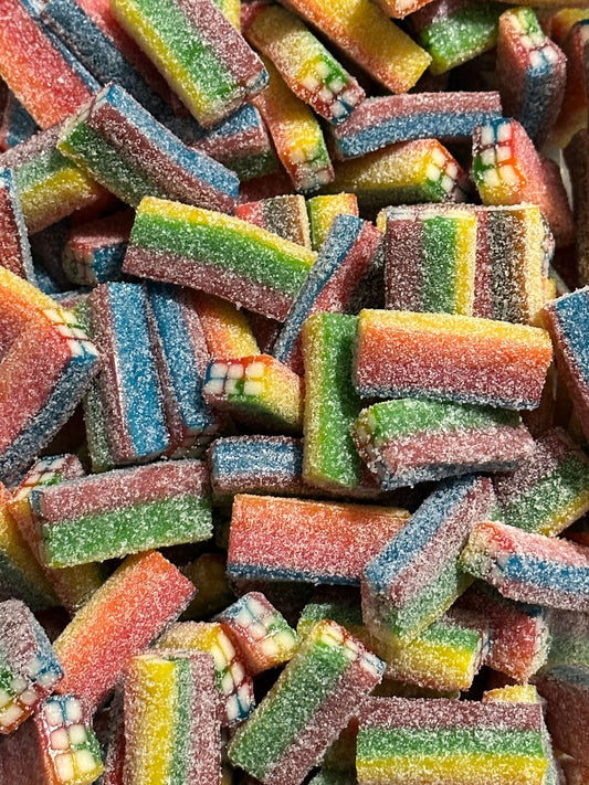 Sour Rainbow Bricks