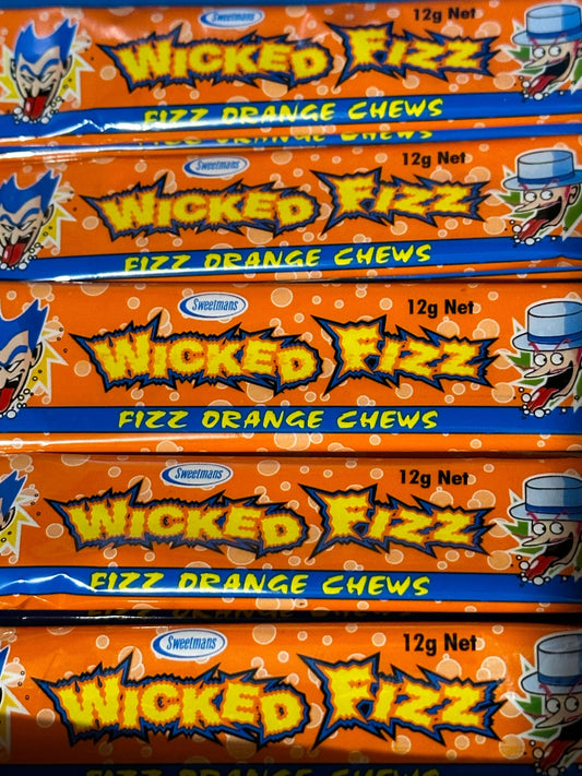Orange Wicked fizz chew bar
