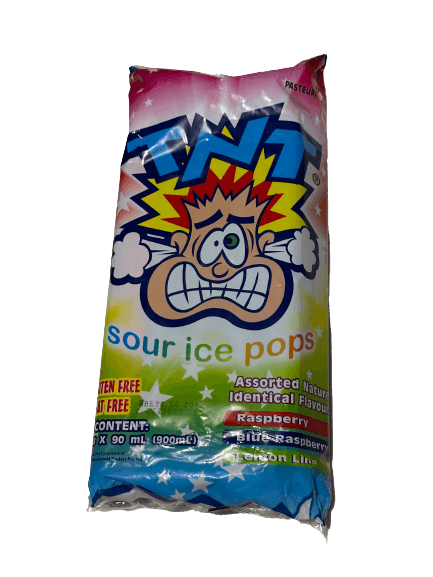 10 Pack TNT Sour Ice Pops
